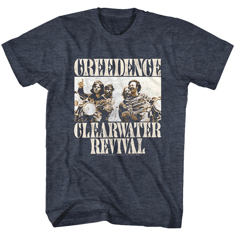 Creedence Clearwater Revival Bikes Photo Adult T-Shirt