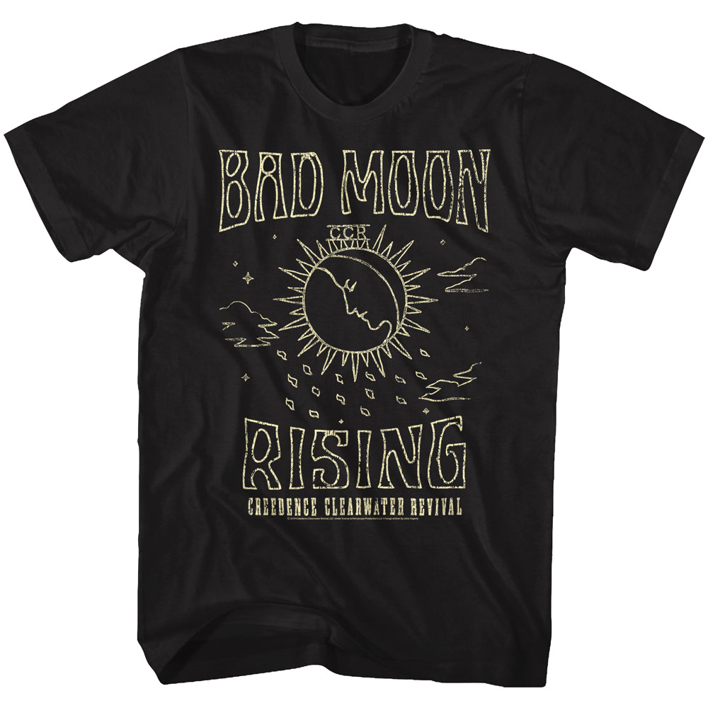 Creedence Clearwater Revival Bad Moon Rising Adult T-Shirt