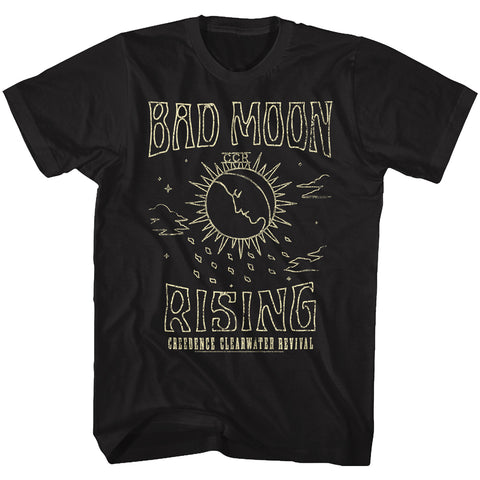 Creedence Clearwater Revival Bad Moon Rising Adult T-Shirt