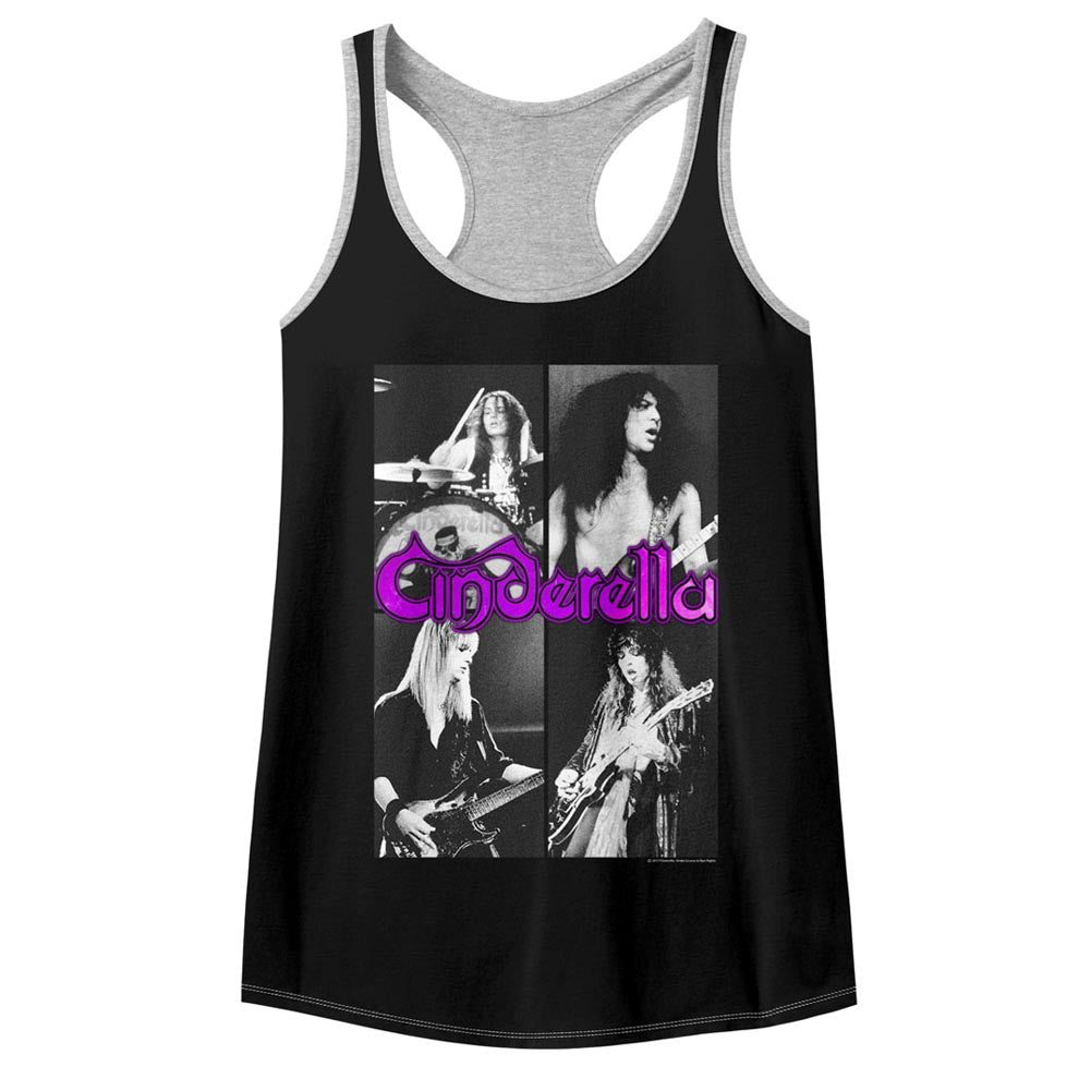 Cinderella Quarters Ladies Color Block Racerback