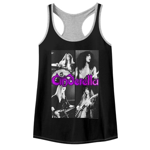 Cinderella Quarters Ladies Color Block Racerback