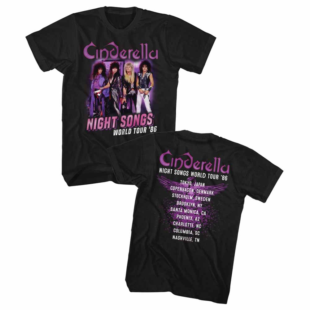 Cinderella Night Songs Tour Adult T-Shirt