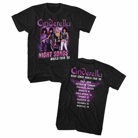 Cinderella Night Songs Tour Adult T-Shirt