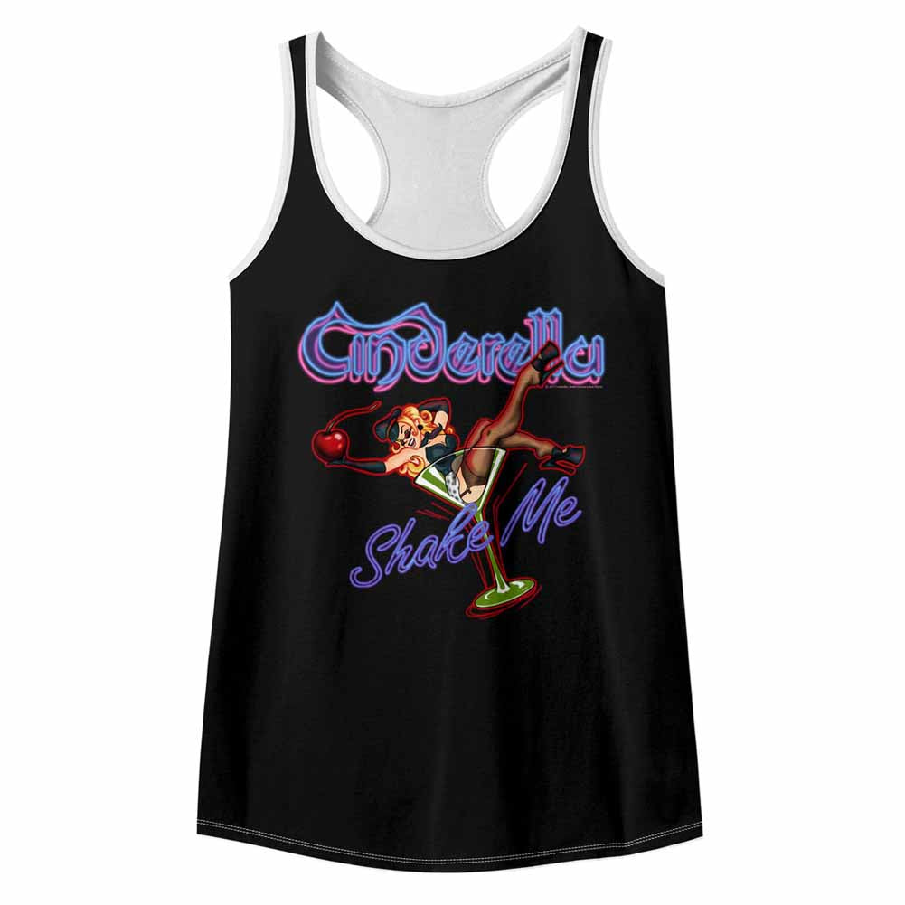 Cinderella Shake Me Ladies Color Block Racerback