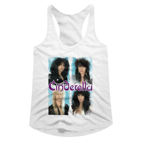 Cinderella Boxed In Ladies Racerback