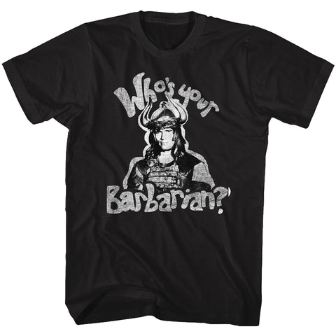 Conan Whos Your Barbarian Men's T-Shirt