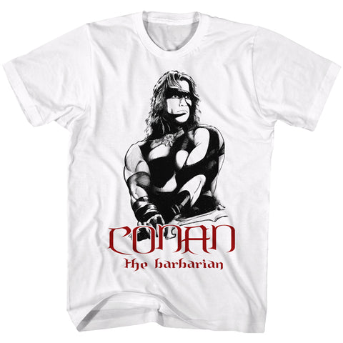 Conan Conan Black And Red Men's T-Shirt
