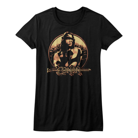 Conan Shield Ladies T-Shirt