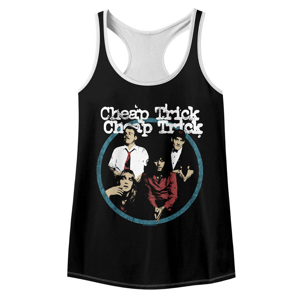 Cheap Trick Cheaptrickband Ladies Color Block Racerback