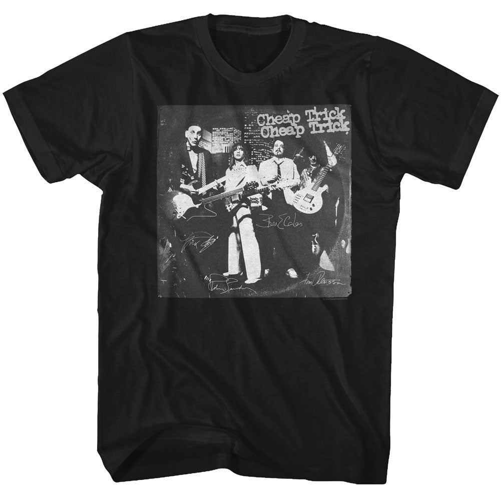 Cheap Trick Signatures Adult T-Shirt