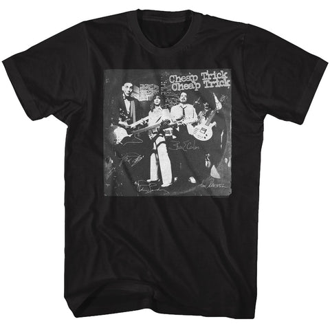 Cheap Trick Signatures Adult T-Shirt