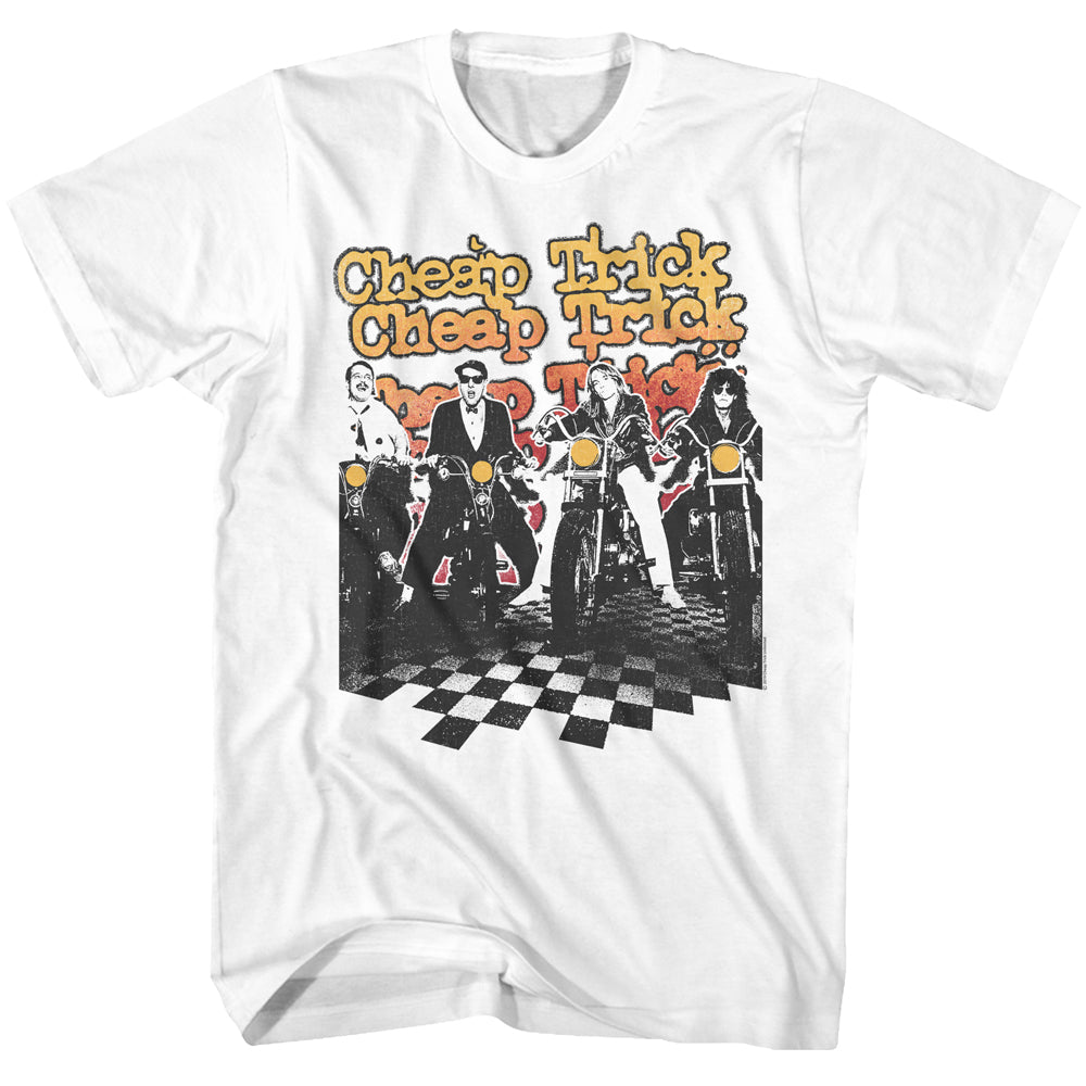 Cheap Trick Biketrick Adult T-Shirt