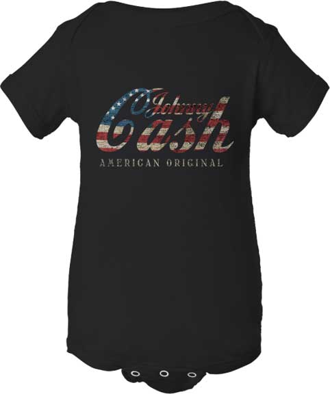 Johnny Cash American Original Baby One Piece