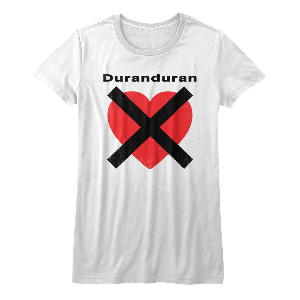 Duran Duran Heartx Ladies T-Shirt