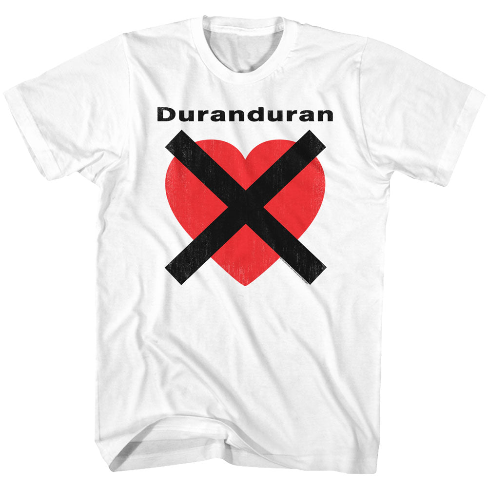 Duran Duran Heartx Adult T-Shirt