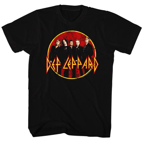 Def Leppard Groupshot Adult T-Shirt