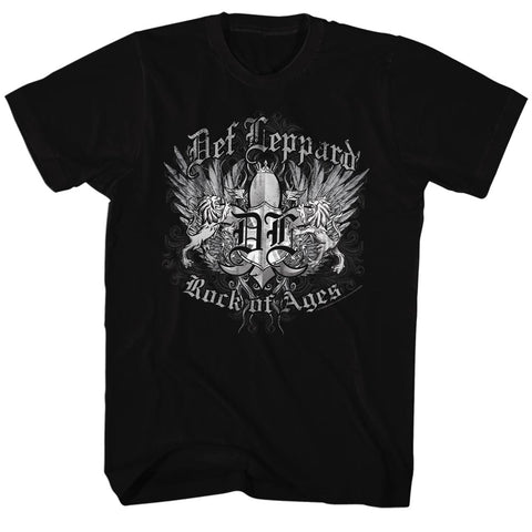 Def Leppard Rockofages Adult T-Shirt