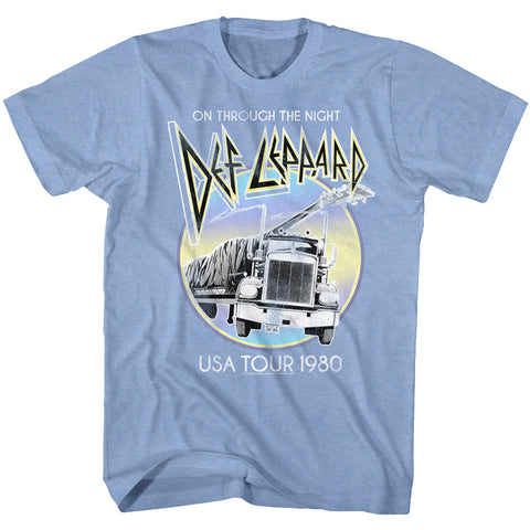 Def Leppard Pastel Night Adult T-Shirt