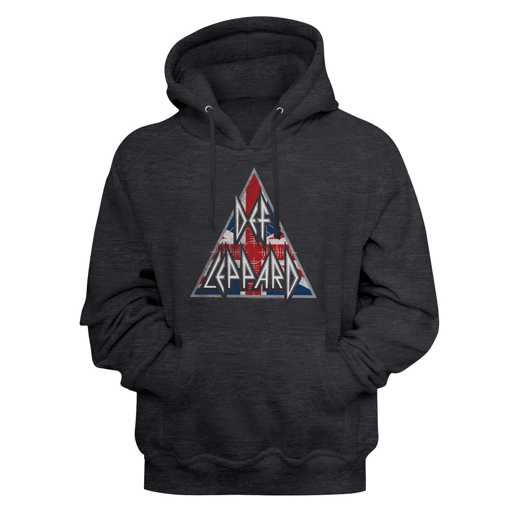 Def Leppard Brit Logo Adult SweaT-Shirt W/Hood