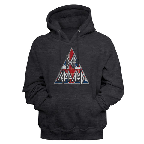 Def Leppard Brit Logo Adult SweaT-Shirt W/Hood