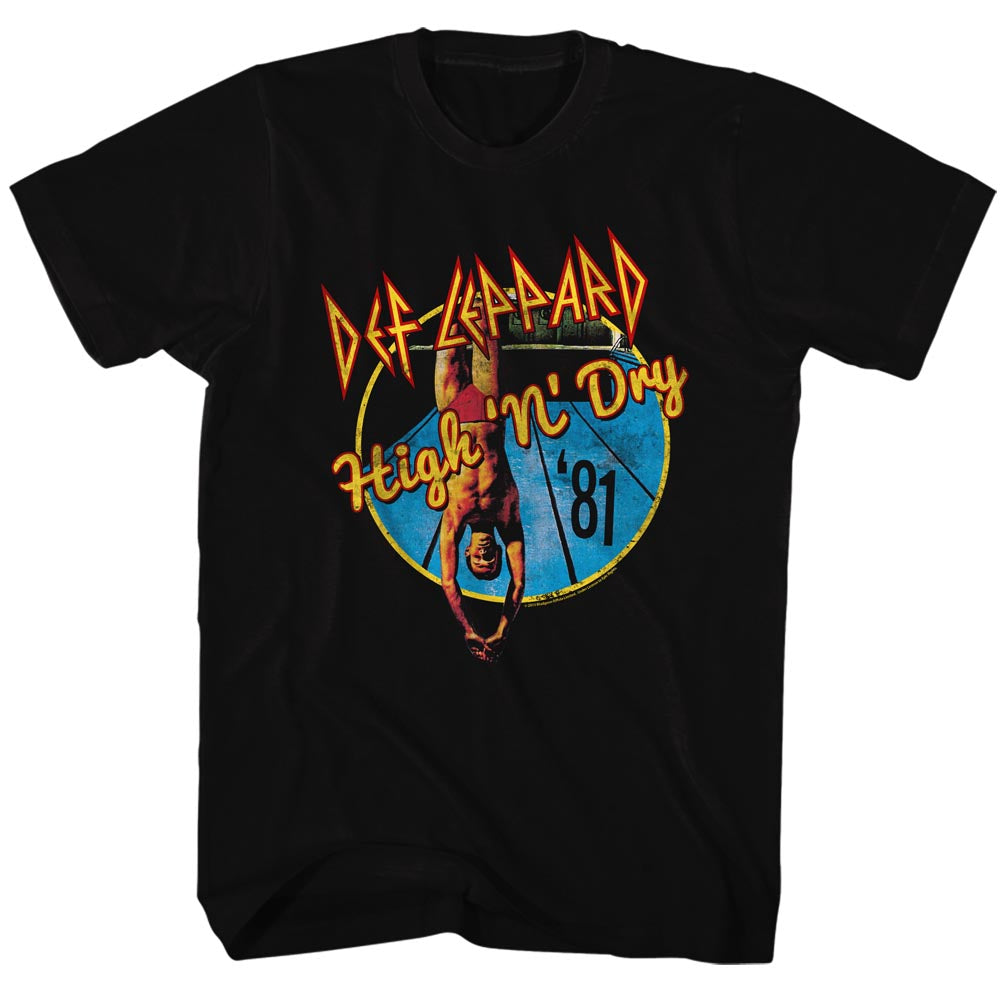 Def Leppard High 'N' Dry Adult T-Shirt