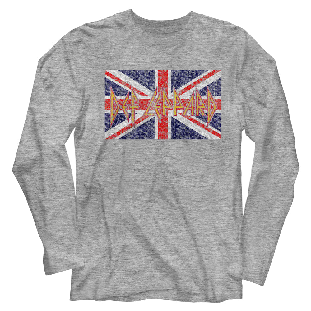 Def Leppard Def Leppard Uk Flag Adult T-Shirt