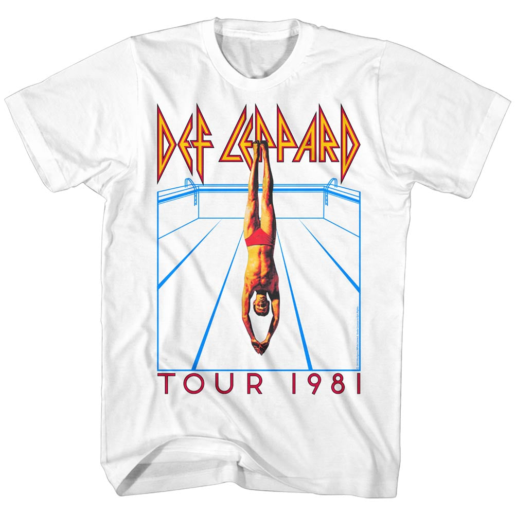 Def Leppard He'S Swimming Adult T-Shirt