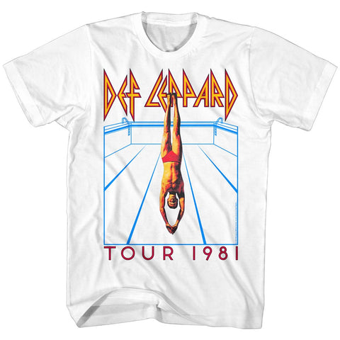 Def Leppard He'S Swimming Adult T-Shirt