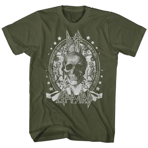 Def Leppard Skull Adult T-Shirt