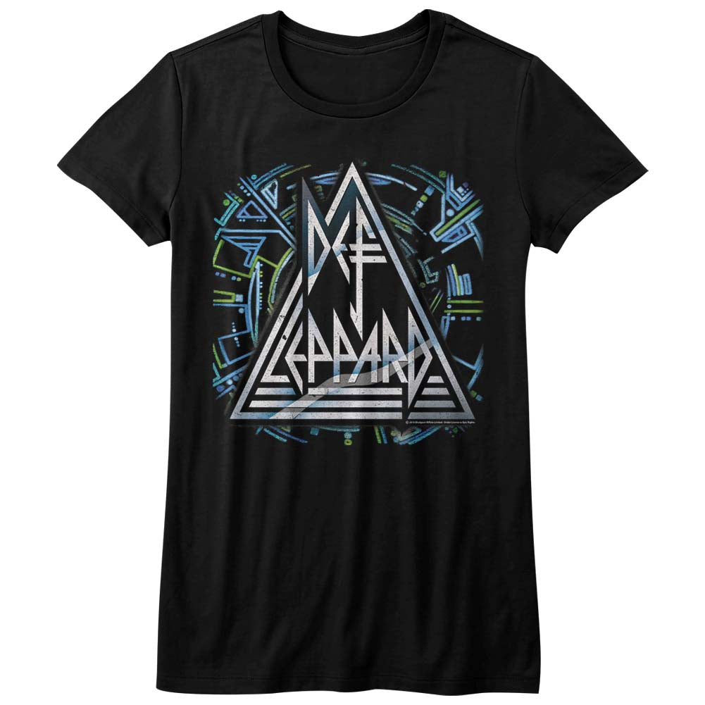 Def Leppard Histeric Logo Ladies T-Shirt