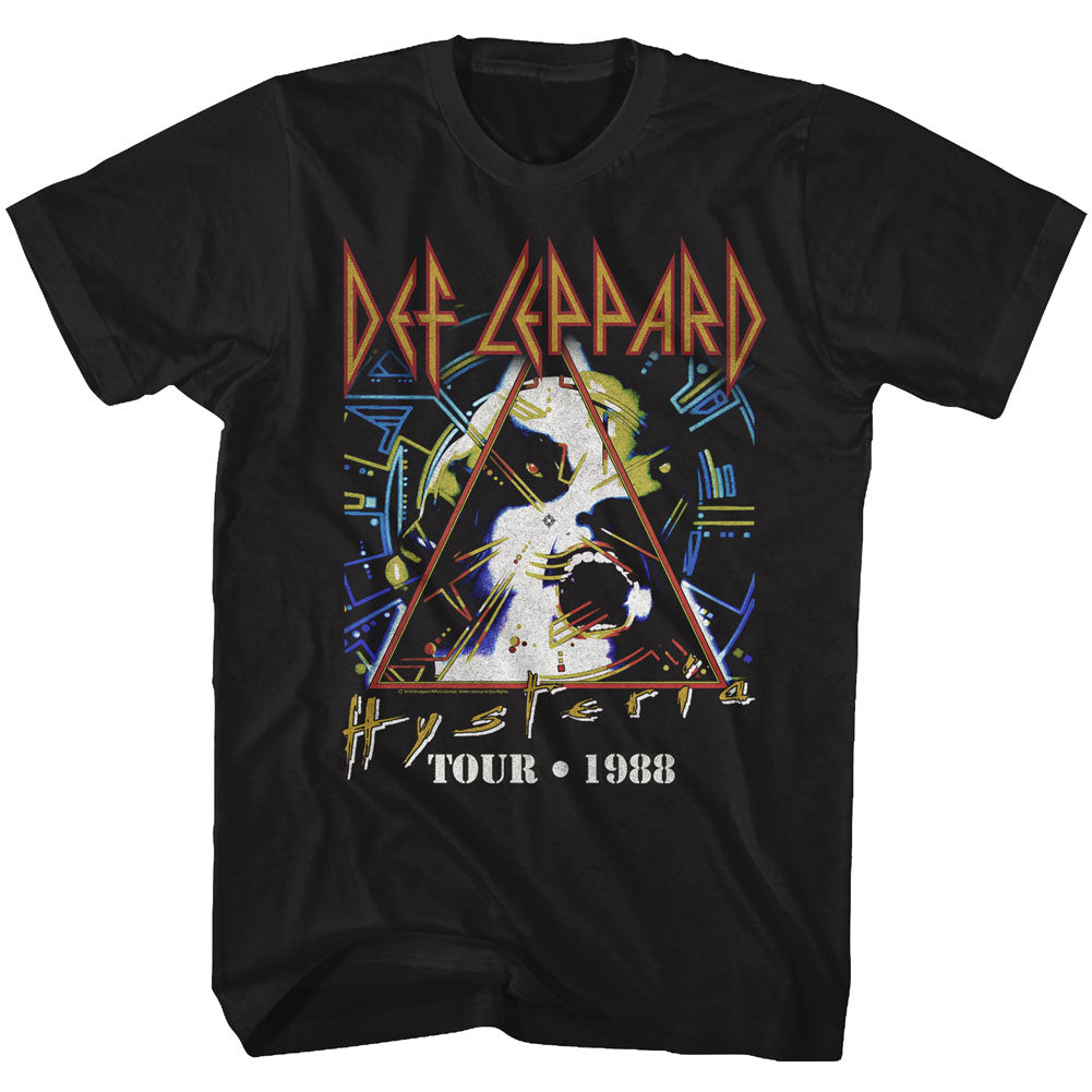 Def Leppard Tour88 Adult T-Shirt