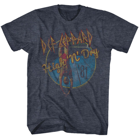 Def Leppard Fade-Y High N Dry Adult T-Shirt