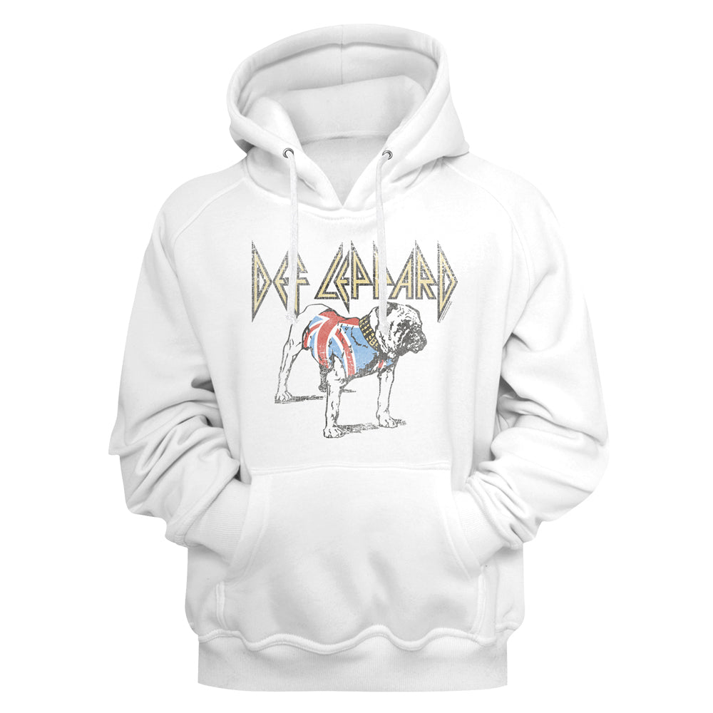 Def Leppard Bulldog Adult SweaT-Shirt W/Hood