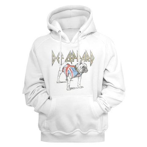 Def Leppard Bulldog Adult SweaT-Shirt W/Hood