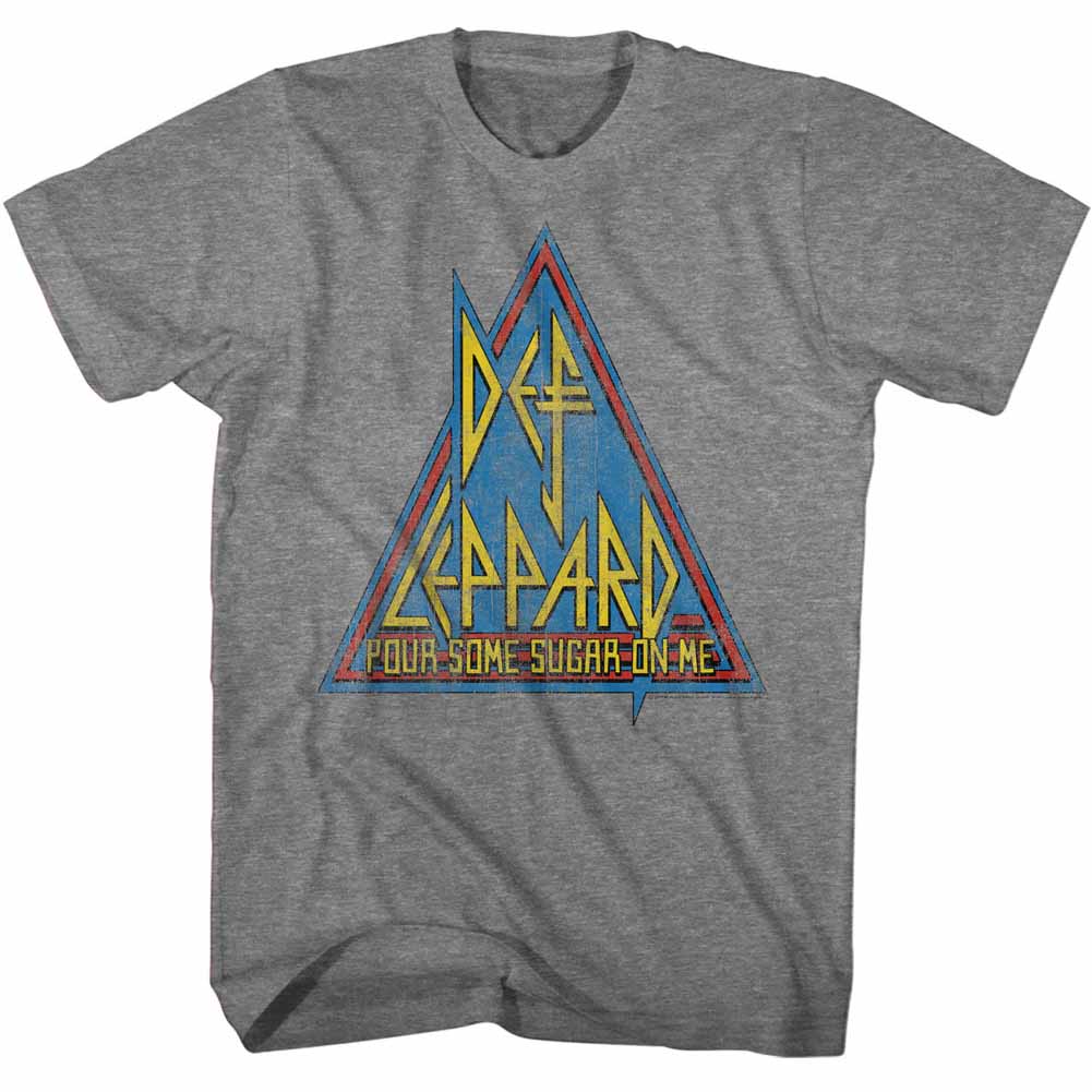 Def Leppard Primary Triangle Adult T-Shirt