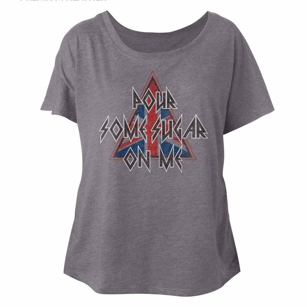 Def Leppard Pour Some Triangle Ladies Dolman