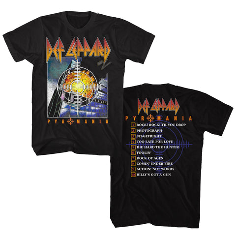 Def Leppard Pyro Album Adult T-Shirt