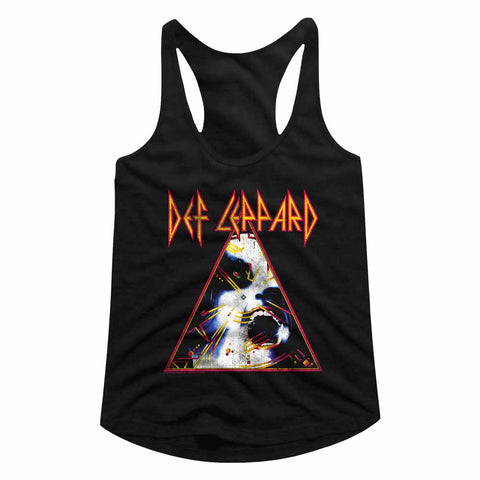 Def Leppard Nobghyst Ladies Racerback