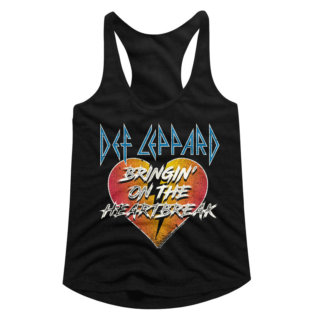Def Leppard Bringin Ladies Racerback