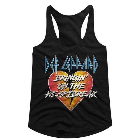 Def Leppard Bringin Ladies Racerback