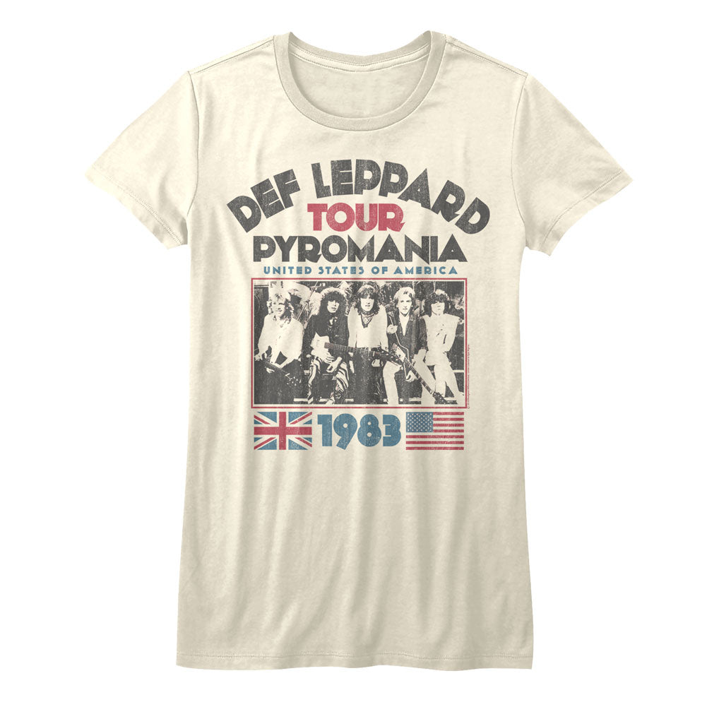 Def Leppard Pyro Tour Juniors T-Shirt