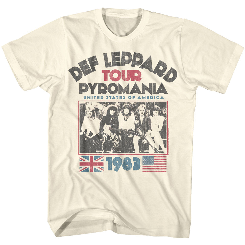 Def Leppard Pyro Tour Adult T-Shirt