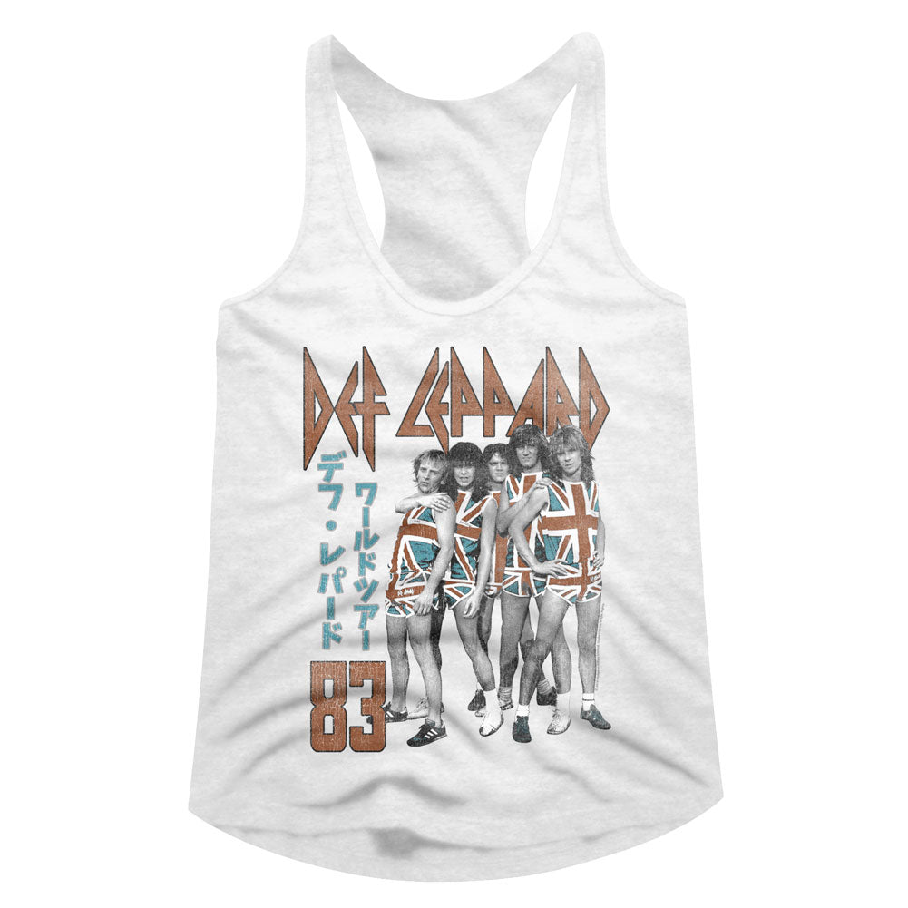 Def Leppard Deflep83 Ladies Racerback