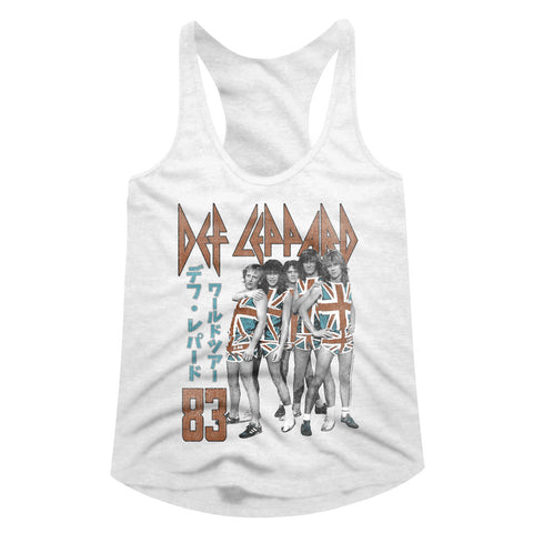 Def Leppard Deflep83 Ladies Racerback