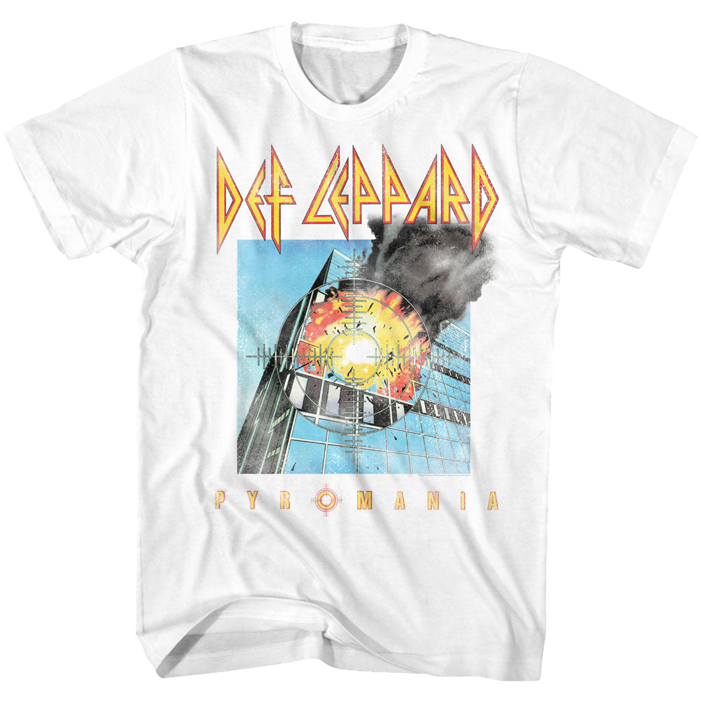 Def Leppard Faded Pyromania Adult T-Shirt