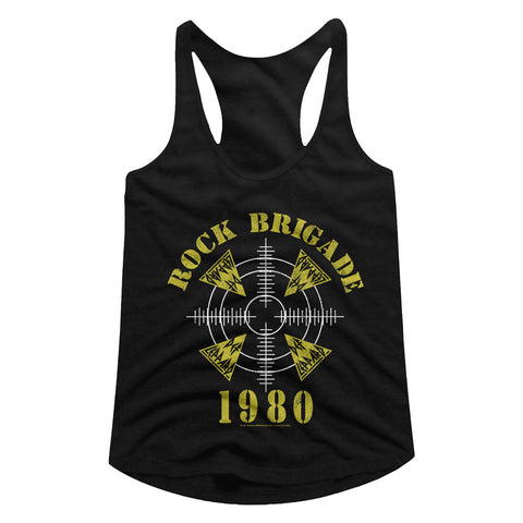 Def Leppard Rock Brigade Ladies Racerback