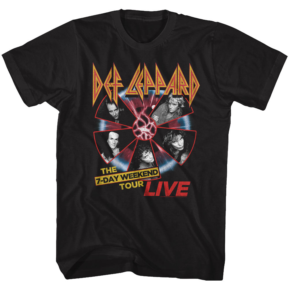 Def Leppard 7 Day Weekend Adult T-Shirt