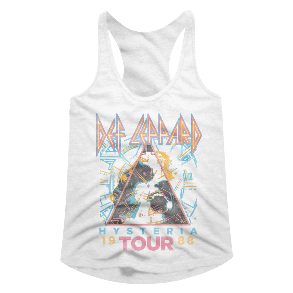 Def Leppard Hysteria88 Ladies Racerback