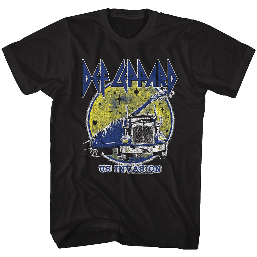 Def Leppard Us Invasion Adult T-Shirt