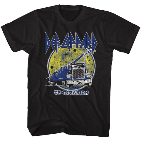 Def Leppard Us Invasion Adult T-Shirt